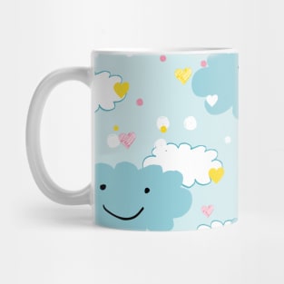 Cute clouds - baby pattern Mug